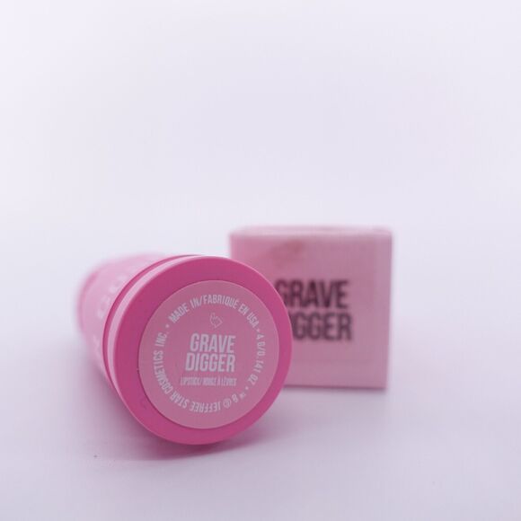 Jeffree Star Velvet Trap Lipstick Grave Digger Dirty Grey New - Picture 3 of 7